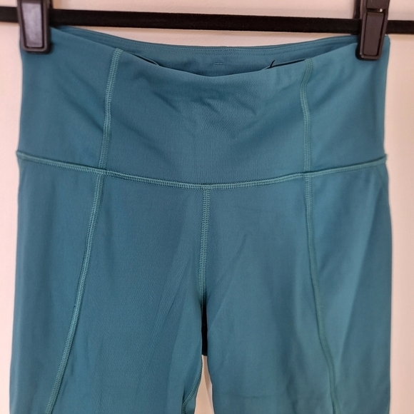 VGUC Athleta Lightening 7/8 Tight Bullard Teal Green Xsmall - Picture 4 of 16